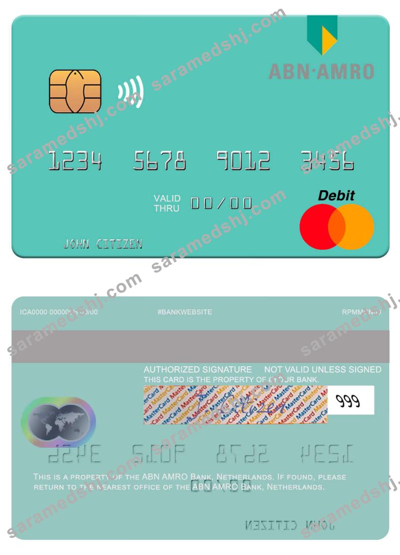 Netherlands ABN AMRO Bank mastercard